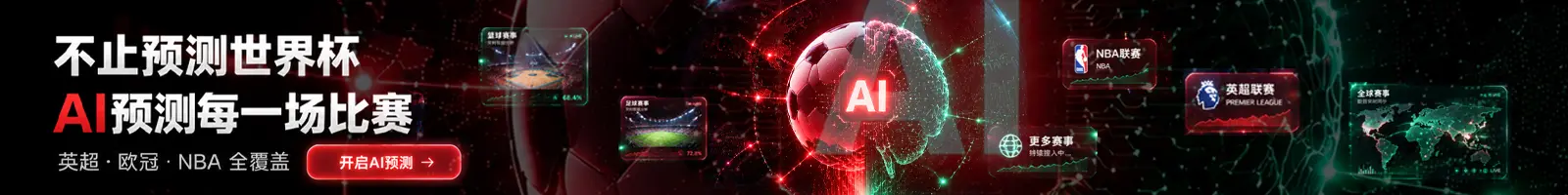 赛果AI APP足球比赛预测平台
